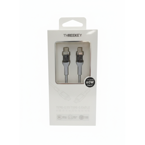 CABLE TIPO C A TIPO C 1 METRO 60W...