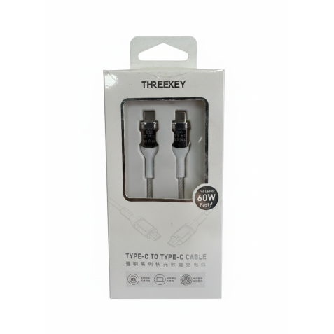 CABLE TIPO C A TIPO C 1 METRO 60W...