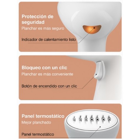 PLANCHA VERTICAL VAPOR 1500W XOCF3...