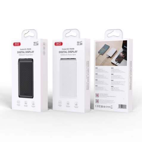 POWERBANK 10000MAH 22.5W PB308 BLANCO XO
