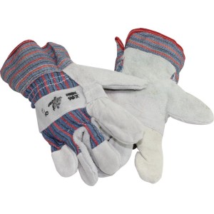 GUANTE PROTECCION CUERO TIPO AMERICANO 2 PARES MADER
