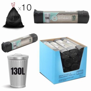 PACK 10 BOLSAS DE BASURA 130 LITROS...