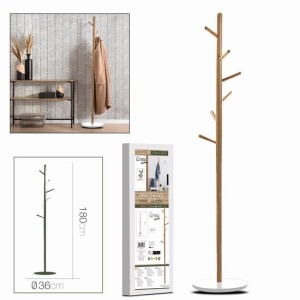PERCHERO DE PIEO BAMBU 180CM