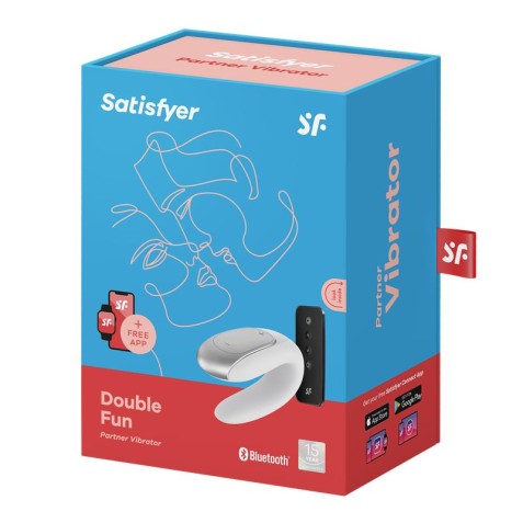 VIBRADOR PARA PAREJAS DOUBLE FUN CON...
