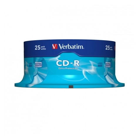 TARRINA 25 UNIDADES CDS VERBATIM 52X...