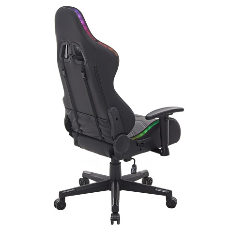 SILLA GAMING RGB SERIE FENRIR NEGRA...