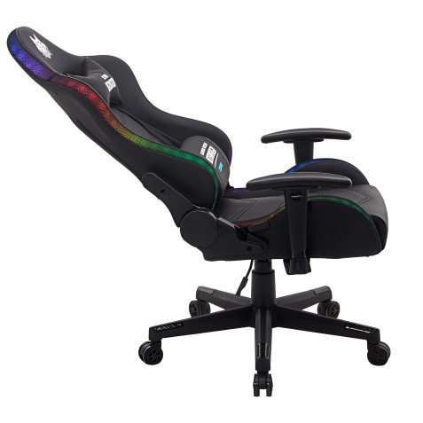 SILLA GAMING RGB SERIE FENRIR NEGRA...