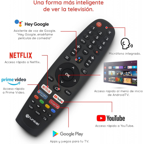 TELEVISOR ANDROID TV 40" 4K...