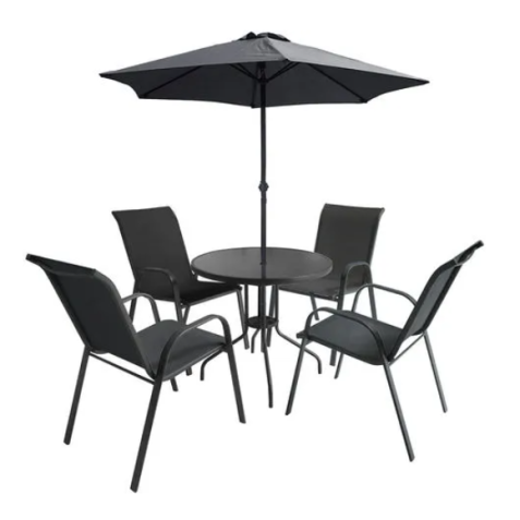 CONJUNTO MESA REDONDA 80CM + 4 SILLAS...