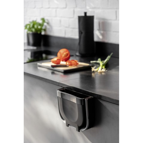 PAPELERA PLEGABLE 5 LITROS NEGRO