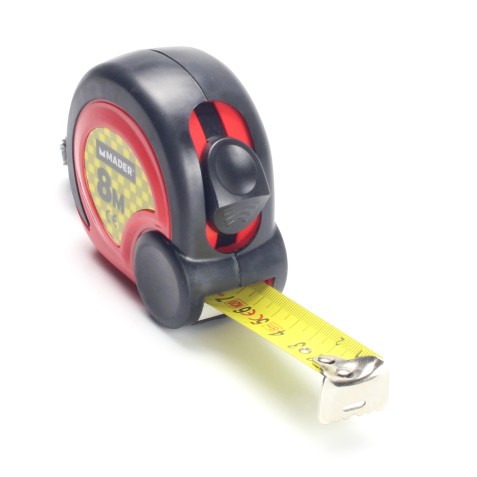 FLEXOMETRO, 8 Mtrs.X 25 mm. MADER