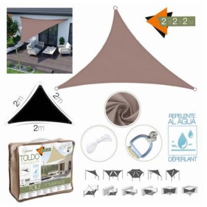 TOLDO TRIANGULAR 2X2X2 METROS TOPO...