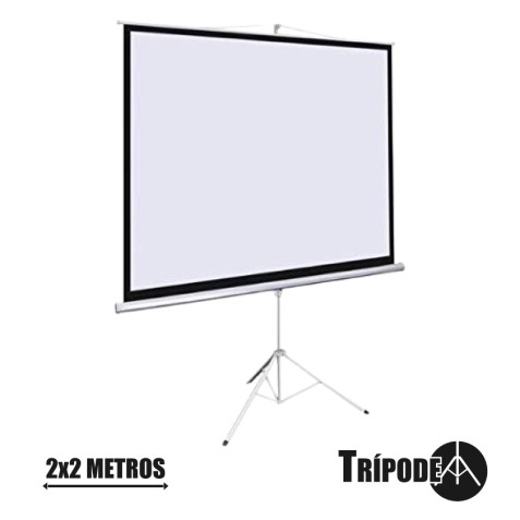 PANTALLA PROYECCION TRIPODE 2 X 2MTR...