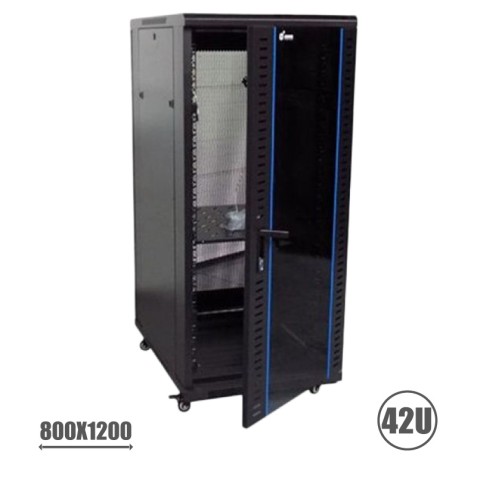RACK 19" 42U 800X1200 PERFORADO CROMAD