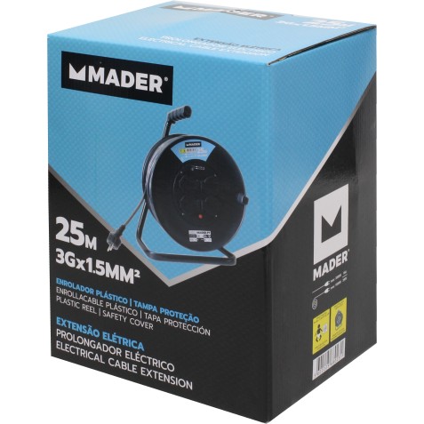 ENROLLADOR DE CABLE 25 METROS CABLE...