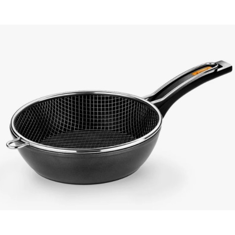 SARTEN CON CESTILLO 24CM FUEGO MONIX