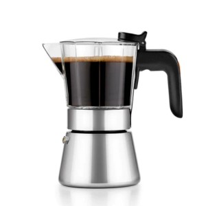 CAFETERA ITALIANA ACERO INOXIDABLE 6...