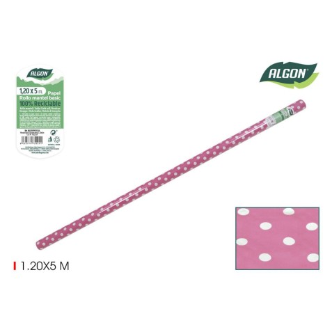 ROLLO MANTEL DE PAPEL 1.2 X 5 METROS...
