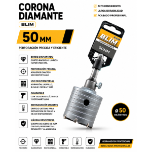 CORONA DIAMANTE 50 MM BLIM
