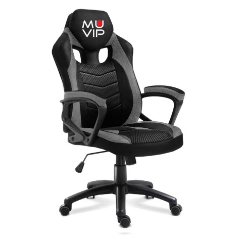 SILLA GAMING GM1300 TELA NEGRO / GRIS...
