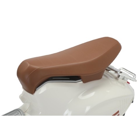 MOTO SCOOTER CLASICO CON RUEDINES BLANCO