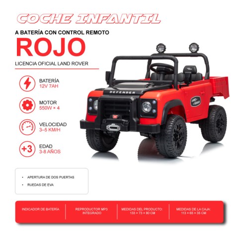 COCHE INFANTIL A BATERIA CONTROL...