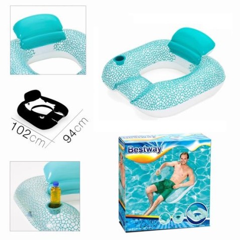 FLOTADOR HINCHABLE CON RESPALDO...