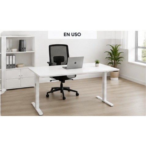 MESA DE OFICINA 140X80X75CM BLANCA...