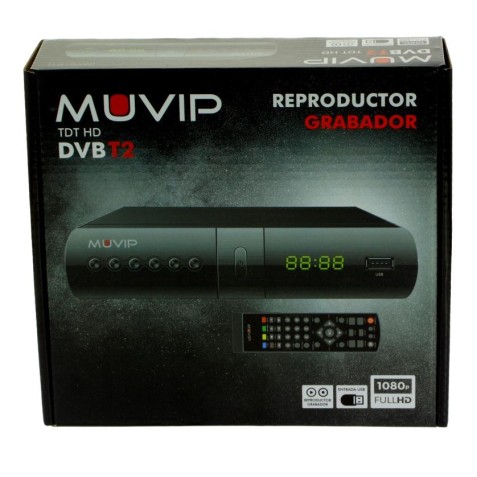 TDT HD REPRODUCTOR-GRABADOR DVB-T2 MUVIP
