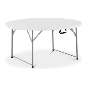 MESA DE RESINA REDONDA PLEGABLE...