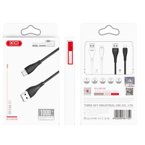 CABLE NB146 CARGA RAPIDA SILICONA USB...