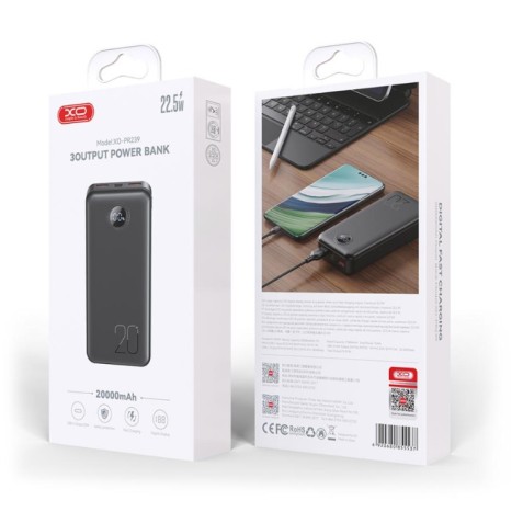 POWERBANK 20000MAH DISPLAY CARGA...