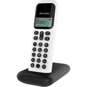 TELEFONO FIJO INALAMBRICO D285 NEGRO/BLANCO ALCATEL