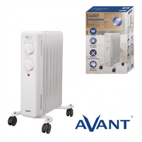 RADIADOR DE ACEITE 7 ELEMENTOS 1500W...