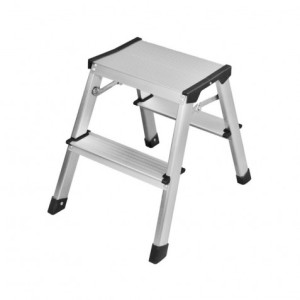 ESCALERA PLEGABLE ALUMINIO 2X2 PELDAÑOS 36X46X40