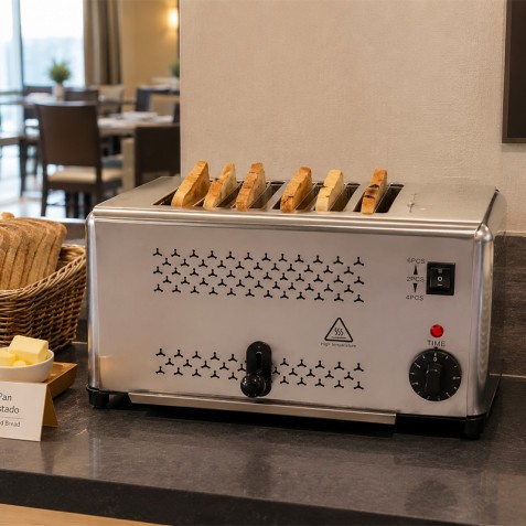 TOSTADORA PROFESIONAL 6 RANURAS 2500W...