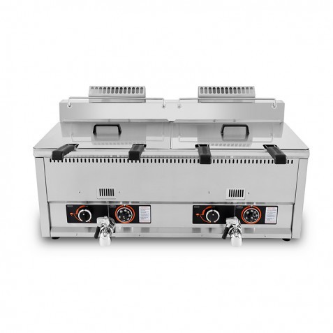 FREIDORA INDUSTRIAL GAS DOBLE 34L...