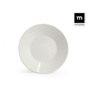 SET 12 PLATOS POSTRE IVORY BRILLO...