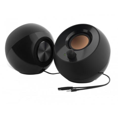 ALTAVOCES PC 2.0 PEBBLE USB NEGROS...