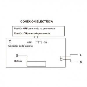 LUZ DE EMERGENCIA 200 LUMENES 6000K...