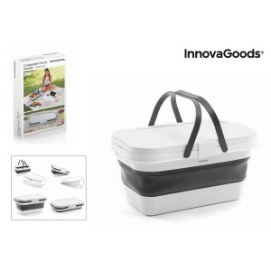 CESTA DE PICNIC PLEGABLE CON TAPA...