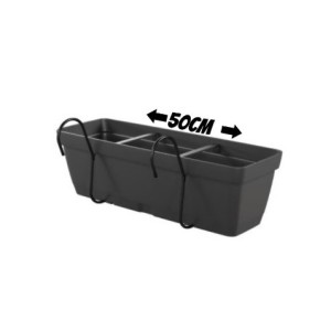 MACETA COLGANTE RECTANGULAR 50CM...