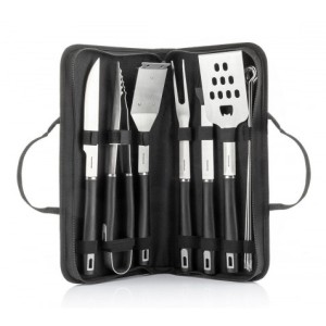 KIT DE 6 UTENSILIOS PARA BARBACOA CON...