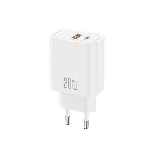 CARGADOR USB 20W 1X USB-A Y 1X USB-C...