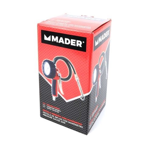 PISTOLA DE INFLADO CON MANOMETRO 1/4"...