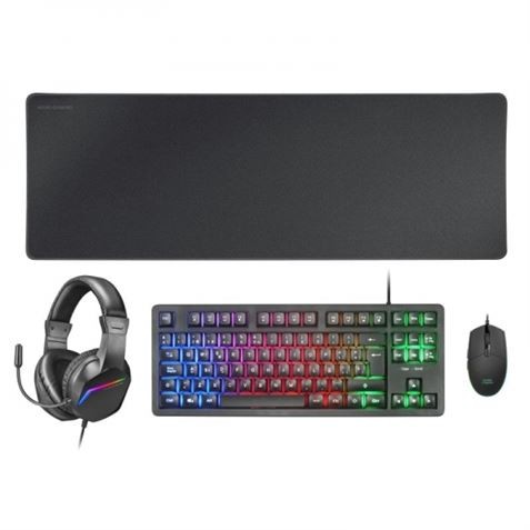 KIT GAMING 4 EN 1 | TECLADO | RATON |...