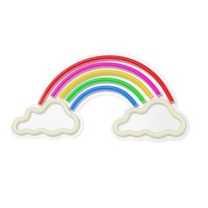 LAMPARA DECORATIVA NEON LED RAINBOW...