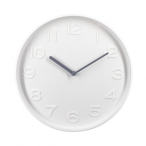 RELOJ DE PARED ALBA BLANCO 25