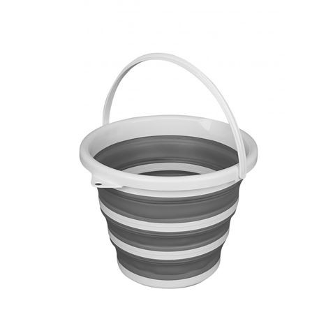 CUBO PLASTICO 10 LITROS PLEGABLE CON...