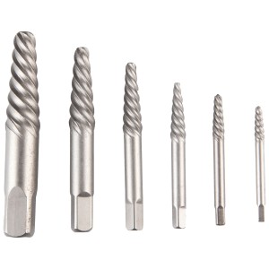 JUEGO EXTRACTOR DE TORNILLOS 6 PCS MADER